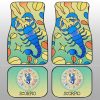 Scorpio Colorful Car Floor Mats Custom Zodiac Car Accessories