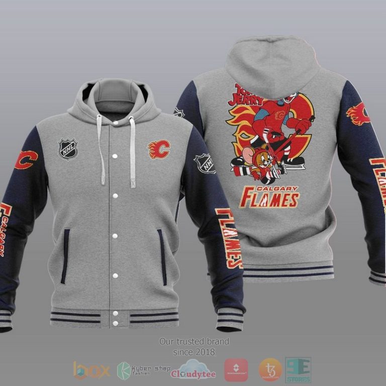 Calgary-Flames-Nhl-Tom-And-Jerry-Baseball-Hoodie-Jacket-2