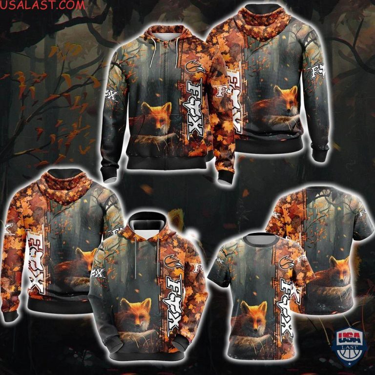 Fox-Logo-Unisex-3D-Hoodie-T-Shirt-1