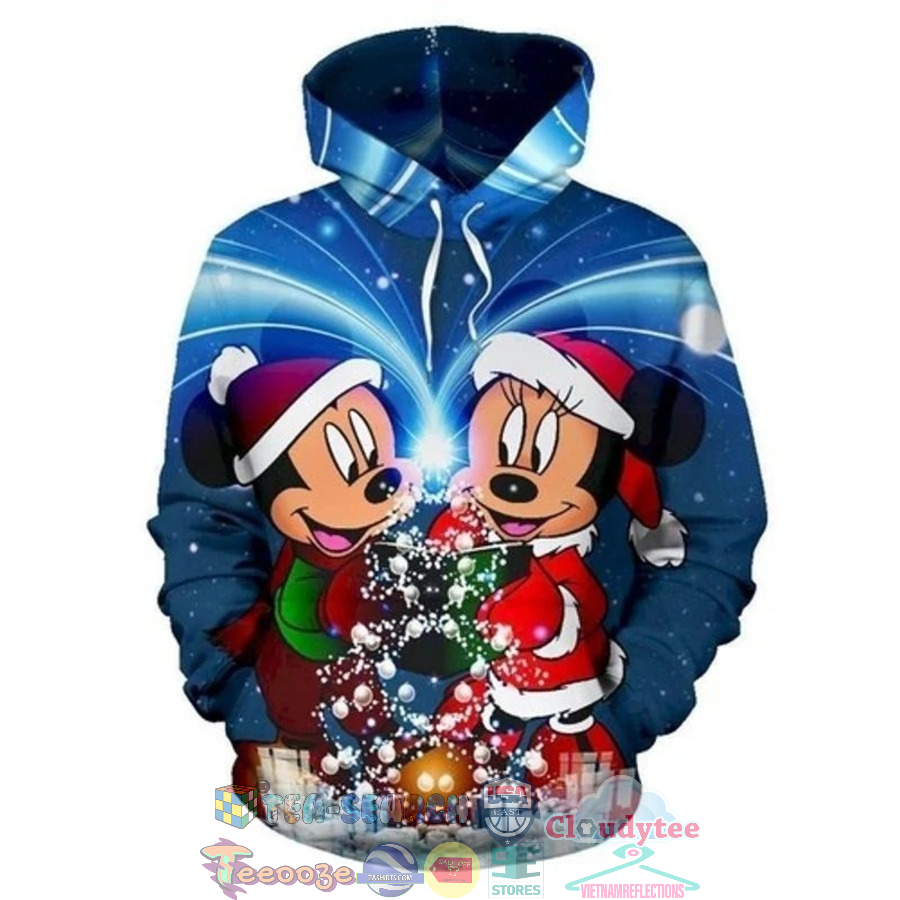 Mickey And Minnie Christmas 3D Hoodie Mickey And Minnie Christmas 3D Hoodie