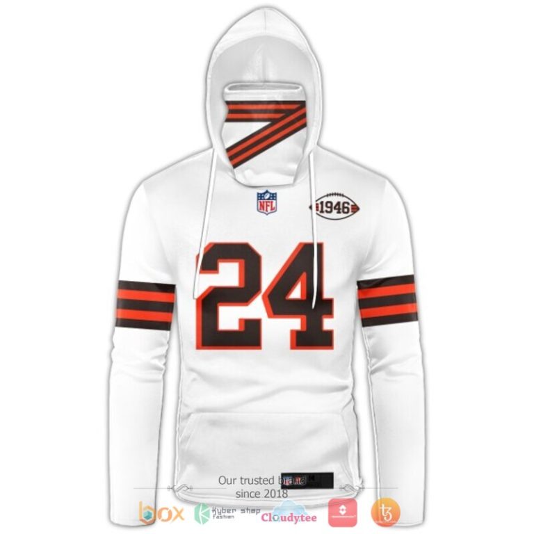 Nfl-Nick-Chubb-24-1946-White-Hoodie-Mask-2