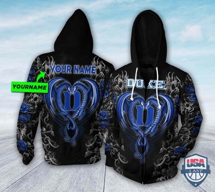 Personalized Duke Blue Devils Dragon Ncaa 3D Hoodie T-Shirt Personalized Duke Blue Devils Dragon Ncaa 3D Hoodie T-Shirt