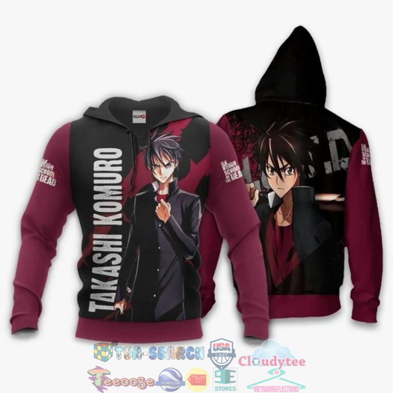 Takashi-Komuro-Highschool-Of-The-Dead-3D-Hoodie-3