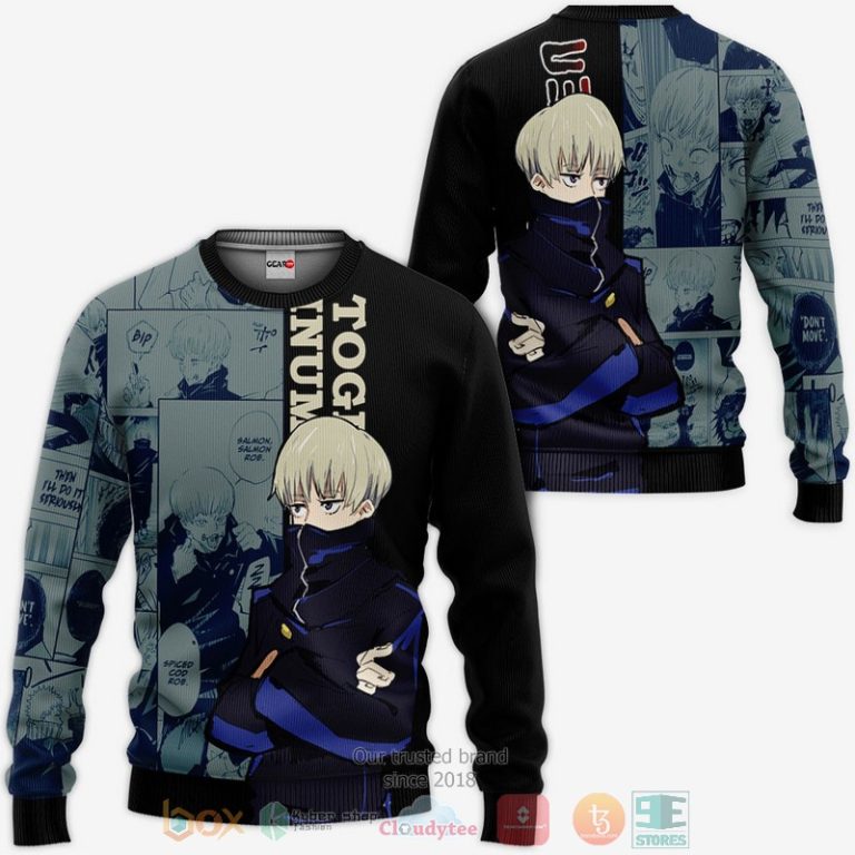 Toge-Inumaki-Jujutsu-Kaisen-Anime-Manga-Style-3D-Hoodie-Bomber-Jacket-2