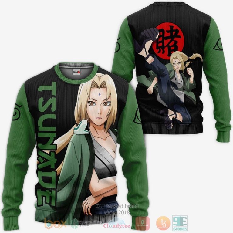 Tsunade-Naruto-Anime-3D-Hoodie-Bomber-Jacket-2