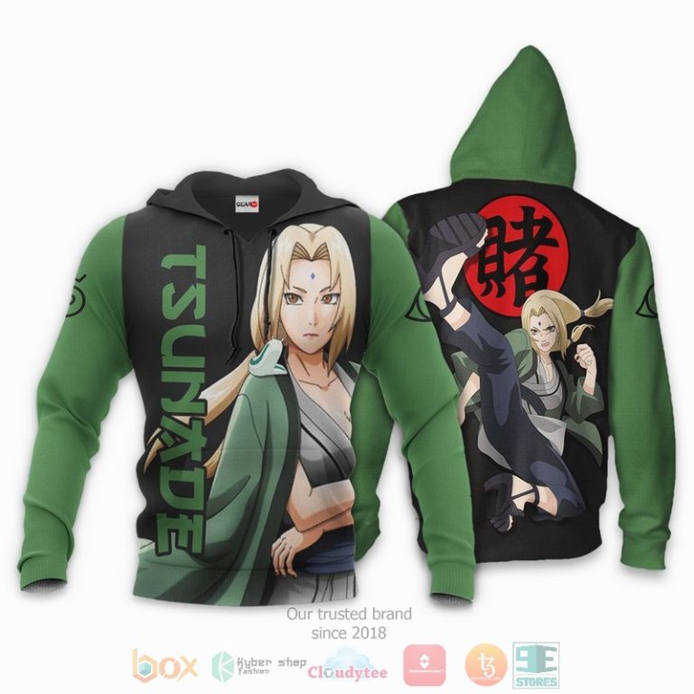Tsunade-Naruto-Anime-3D-Hoodie-Bomber-Jacket-3