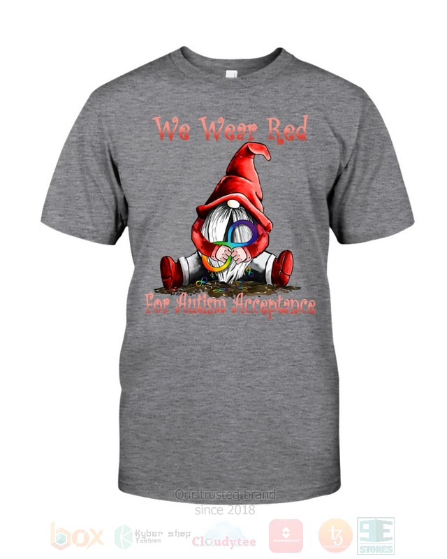 We-Wear-Red-For-Autism-Acceptance-Hoodie-Shirt-2