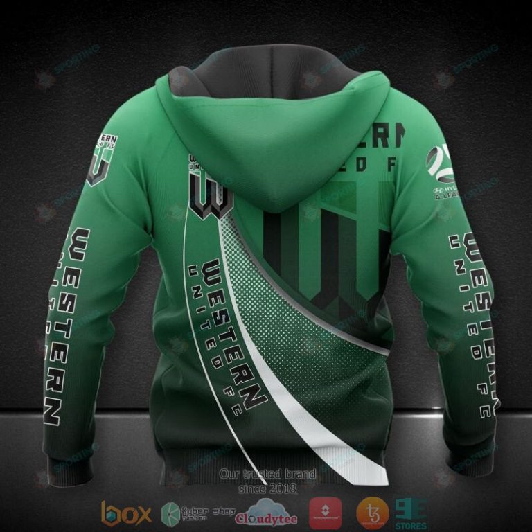 Western-United-Fc-Green-3D-Hoodie-Shirt-2