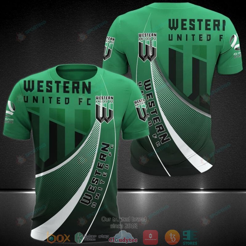 Western United Fc Green 3D Hoodie Western United Fc Green 3D Hoodie