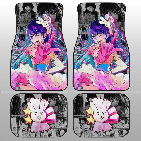 Ai Hoshino Car Floor Mats Custom Anime Car Accessories