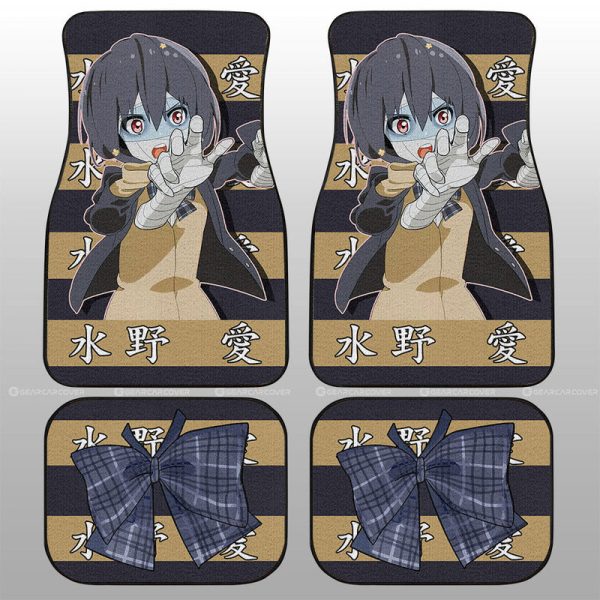 Ai Mizuno Car Floor Mats Custom Anime Car Accessories