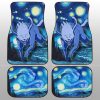 Akamaru Car Floor Mats Custom Starry Night Styles