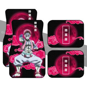 Akaza Car Floor Mats Custom Anime Demon Slayer Car Interior Accessories