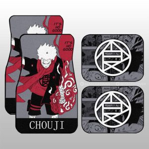 Akimichi Chouji Car Floor Mats Custom Anime Car Accessories Manga Color Style