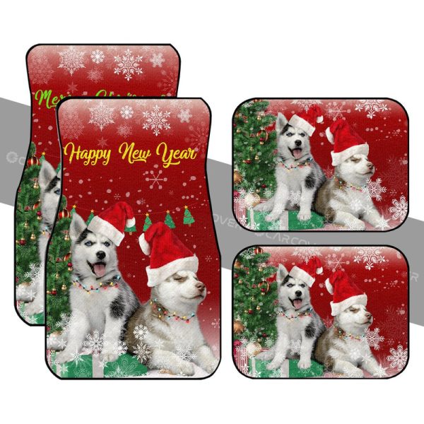 Alaskan Malamutes Car Floor Mats Custom Dog Car Accessories Christmas