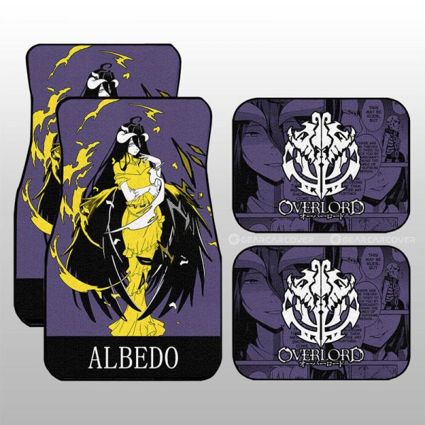 Albedo Car Floor Mats Custom Overlord Anime For Car