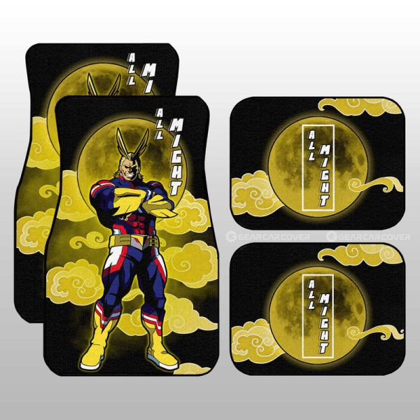 All Might Car Floor Mats Custom Anime My Hero Academia Car Interior Accessories