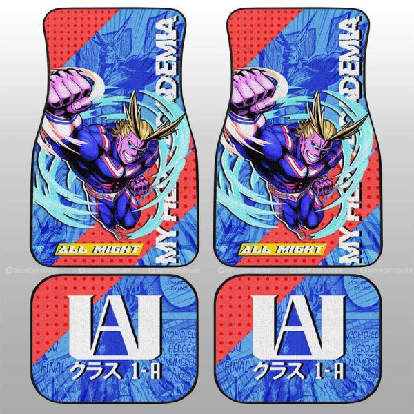 All Might Car Floor Mats Custom Car Accessories