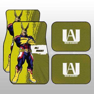 All Might Car Floor Mats Custom For My Hero Academia Anime Fans