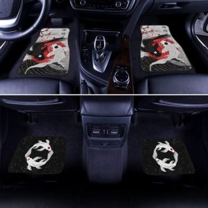 Amazing Koi Fish Car Floor Mats Custom Japan Style Car Accessories