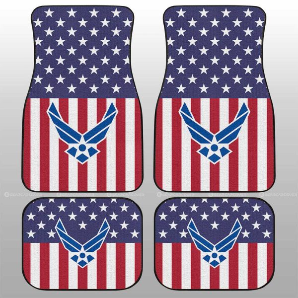 American Flag Military Air Force Car Floor Mats Custom Car Accessories