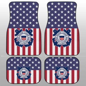 American Flag Military Coast Guard Car Floor Mats Custom Car Accessories