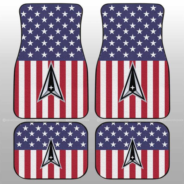 American Flag Military Space Force Car Floor Mats Custom Car Accessories