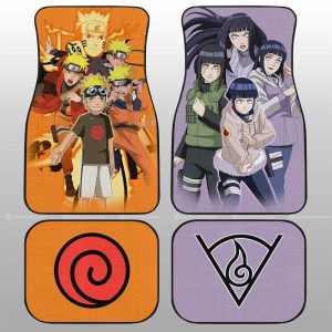 And Hinata Car Floor Mats Custom Anime Car Accessories