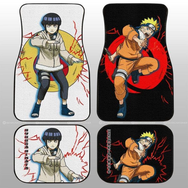 And Hinata Car Floor Mats Custom For Anime Fans