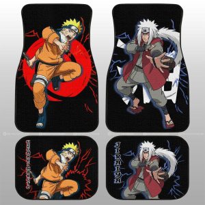 And Jiraiya Car Floor Mats Custom For Anime Fans