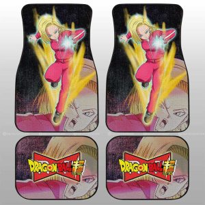 Android 18 Car Floor Mats Custom Dragon Ball Anime Car Accessories