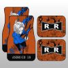 Android 18 Car Floor Mats Custom Dragon Ball Anime Manga Color Style