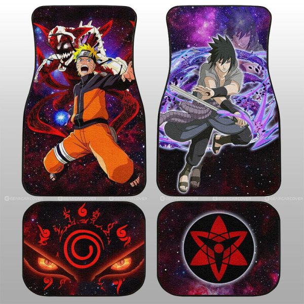 Anime Car Floor Mats Custom And Sasuke Galaxy Style Car Accessories