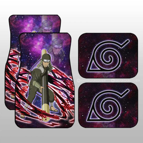 Anime Car Floor Mats Custom Sarutobi Hiruzen Galaxy Style Car Accessories