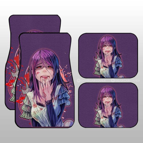 Anime Girl Rize Kamishiro Car Floor Mats Custom Tokyo Ghoul Anime