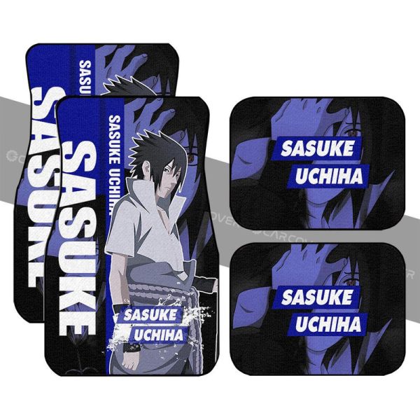 Anime Sasuke Uchiha Car Floor Mats Custom Car Accessories