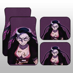 Anime Sexy Girl Nezuko Car Floor Mats Custom Demon Slayer Anime