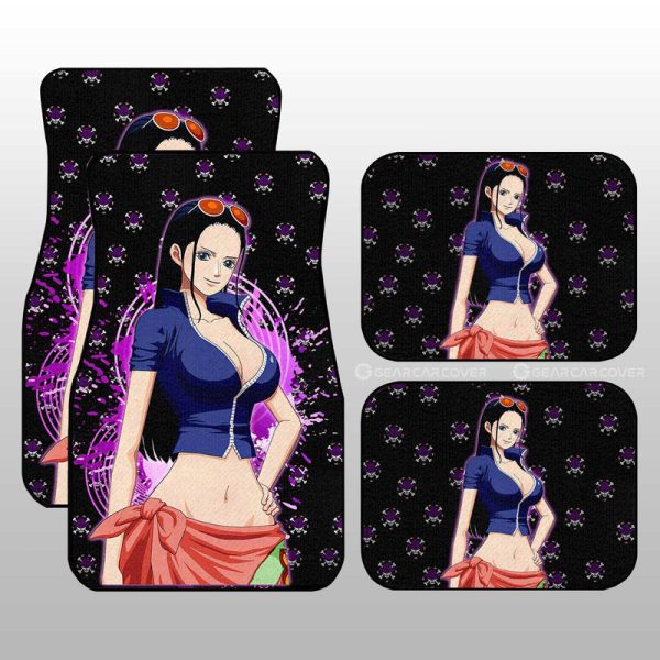 Anime Sexy Girl Nico Robin Car Floor Mats Custom One Piece Anime