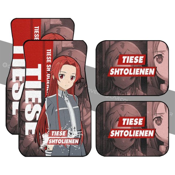 Anime Sword Art Online Tiese Shtolienen Car Floor Mats Custom Car Interior Accessories