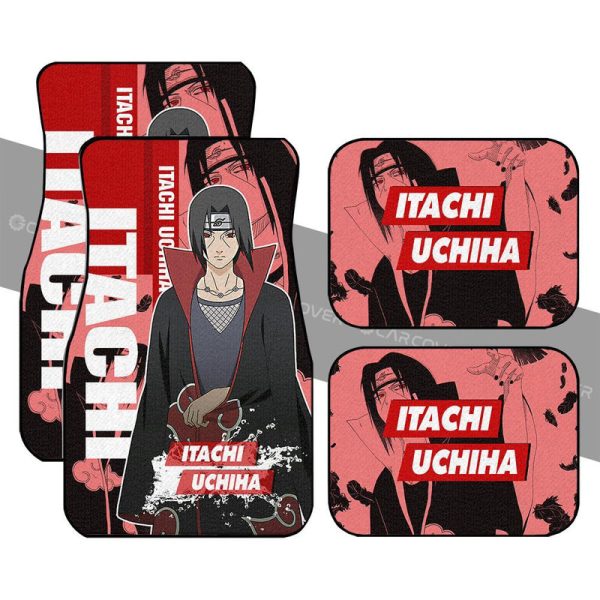 Anime Uchiha Itachi Car Floor Mats Custom Car Accessories