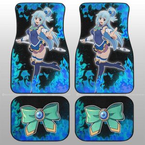 Aqua Car Floor Mats Custom Anime Car Accessories