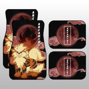 Arcanine Car Floor Mats Custom Anime Car Accessories For Anime Fans