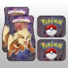 Arcanine Car Floor Mats Custom Anime Galaxy Manga Style