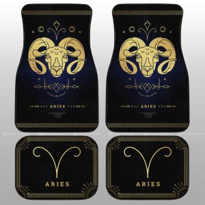 Aries Car Floor Mats Custom Zodiac Car Accessories