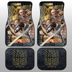 Armin Arlert Car Floor Mats Custom Car Accessories