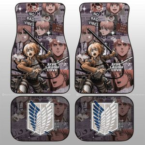 Armin Arlert Car Floor Mats Custom Car Interior Accessories