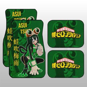 Asui Tsuyu Car Floor Mats Custom Car Accessories For Fans