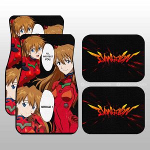 Asuka Langley Soryu Car Floor Mats Custom NGE