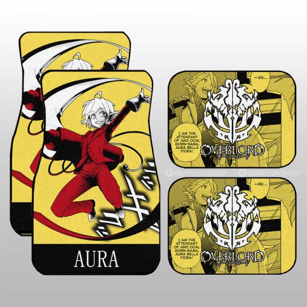 Aura Bella Fiora Car Floor Mats Custom Overlord Anime For Car