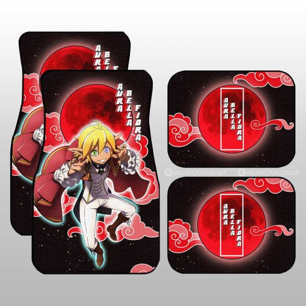 Aura Bella Fiora Car Floor Mats Overlord Anime Car Accessories